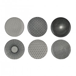 EC-6KOAS21 - Lot de 6 assiettes à dessert, KOMAE EC-6KOAS21 - Lot de 6 assiettes à dessert, KOMAE