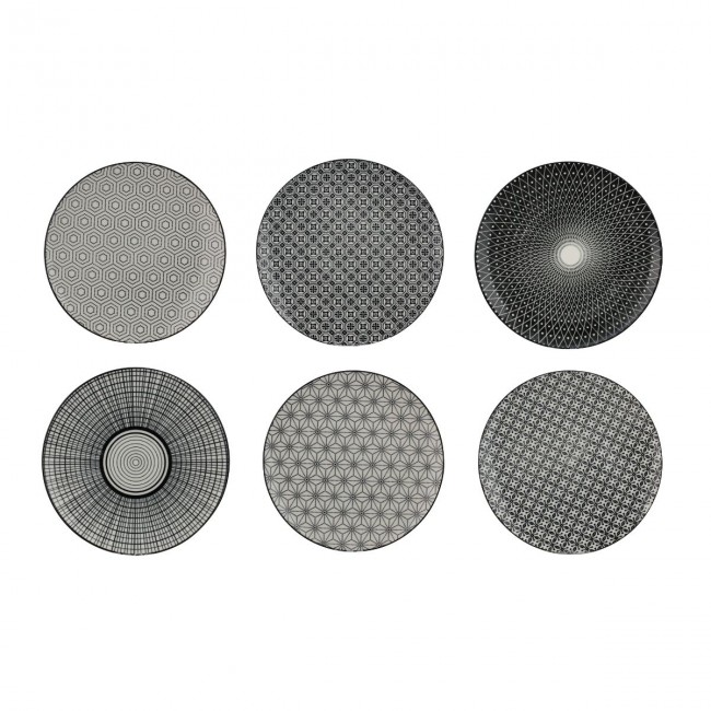EC-6KOAS21 - Lot de 6 assiettes à dessert, KOMAE EC-6KOAS21 - Lot de 6 assiettes à dessert, KOMAE
