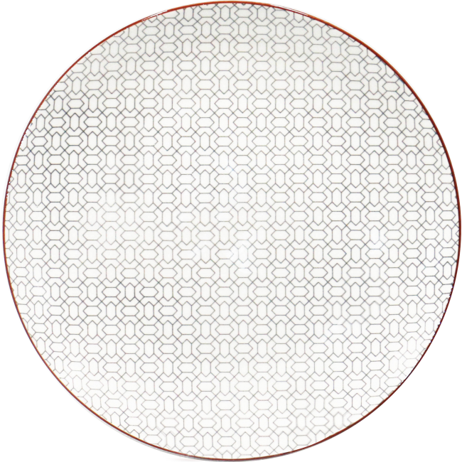 EC-SLO6ASGM - Lot de 6 grandes assiettes, SLOW EC-SLO6ASGM - Lot de 6 grandes assiettes, SLOW