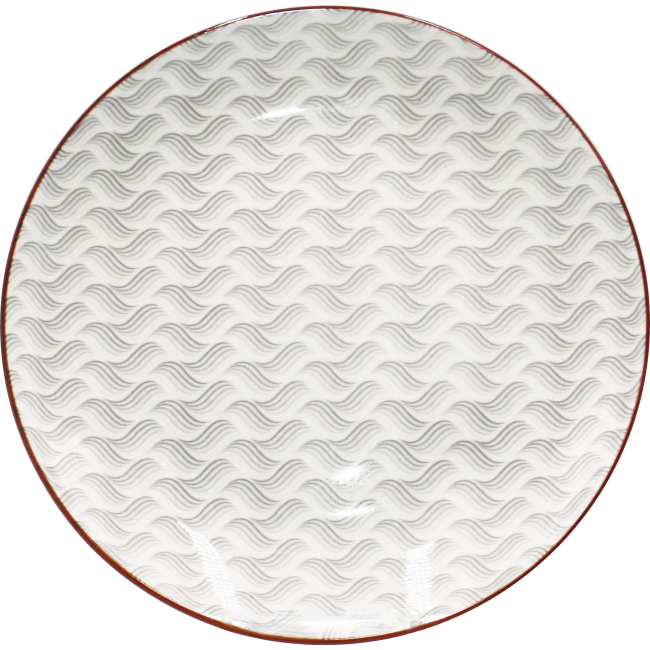 EC-SLO6ASGM - Lot de 6 grandes assiettes, SLOW EC-SLO6ASGM - Lot de 6 grandes assiettes, SLOW