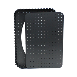 EC-PERFRECT Moule à tarte rectangulaire micro perforé EC-PERFRECT Moule à tarte rectangulaire micro perforé