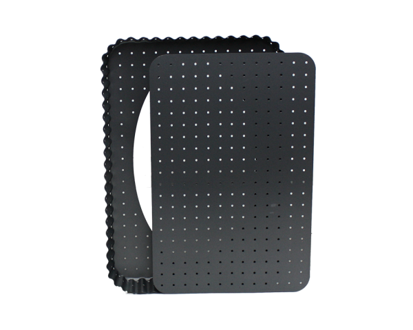 EC-PERFRECT Moule à tarte rectangulaire micro perforé EC-PERFRECT Moule à tarte rectangulaire micro perforé