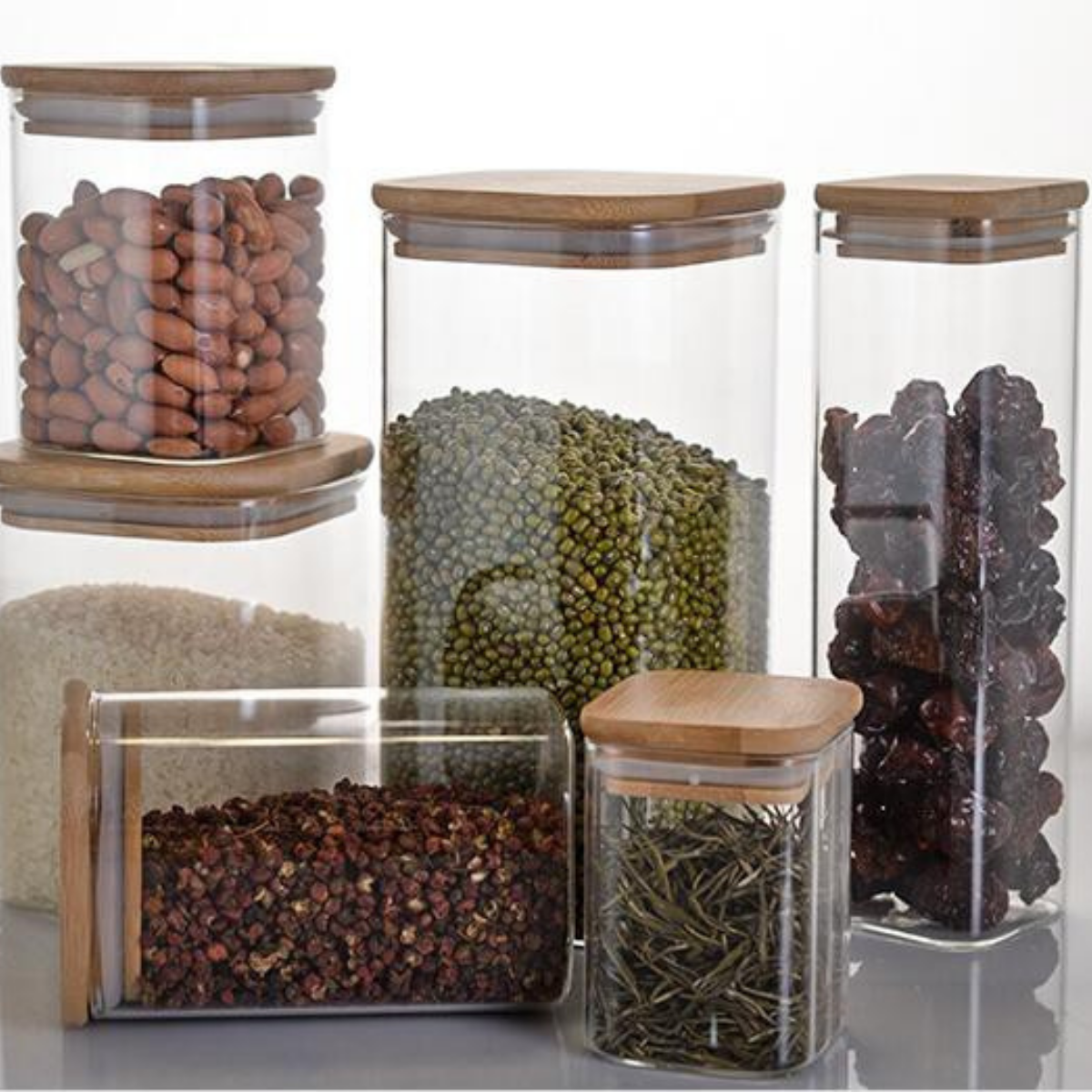 EC-2BOPOCUILPM Lot de 2 bocaux de conservation avec cuillère, Petit modèle, BO BYO