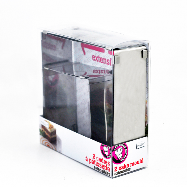 BG-2CAREXT Lot de 2 cadres extensibles, MES BEAUX GATEAUX BG-2CAREXT Lot de 2 cadres extensibles, MES BEAUX GATEAUX