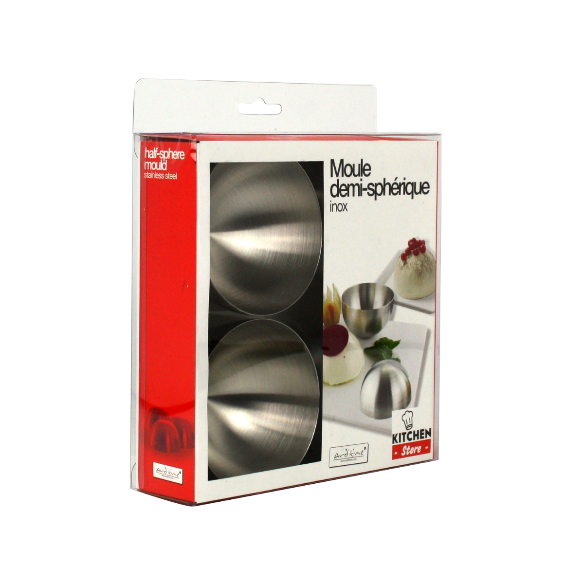 KS-4MOUL Set de 4 moules en forme de dômes