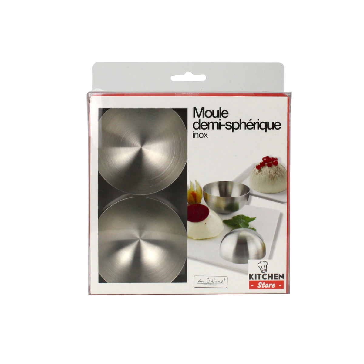 KS-4MOUL Set de 4 moules en forme de dômes