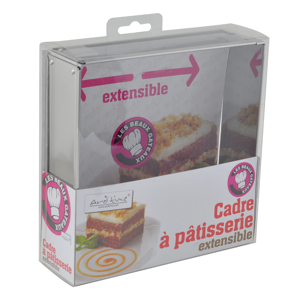 BG-CAREXT Cercle à gâteau carré