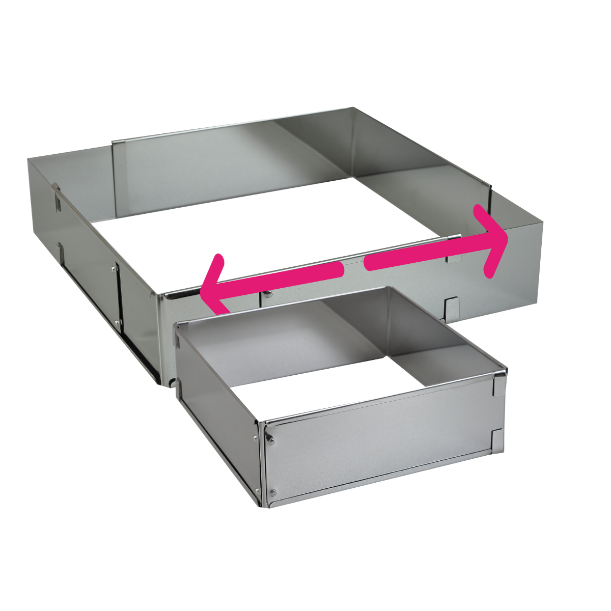 BG-CAREXT Cercle à gâteau carré