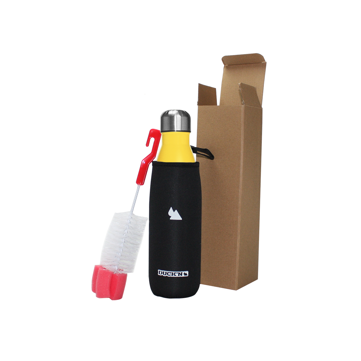 ECBOUTJ Bouteille Isotherme Jaune Anis 500ML, Duck'n