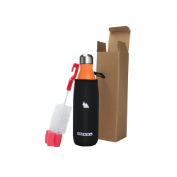 ECBOUTO Bouteille Isotherme Orange Abricot finition mate 500ML, Duck'n ECBOUTO Bouteille Isotherme Orange Abricot finition mate 500ML, Duck'n