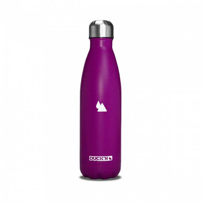 ECBOUTVIO Bouteille Isotherme Violette finition mate 500ML, Duck'n ECBOUTVIO Bouteille Isotherme Violette finition mate 500ML, Duck'n
