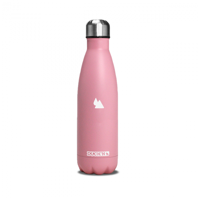 ECBOUTROS Bouteille Isotherme Rose finition mate 500ML, Duck'n ECBOUTROS Bouteille Isotherme Rose finition mate 500ML, Duck'n
