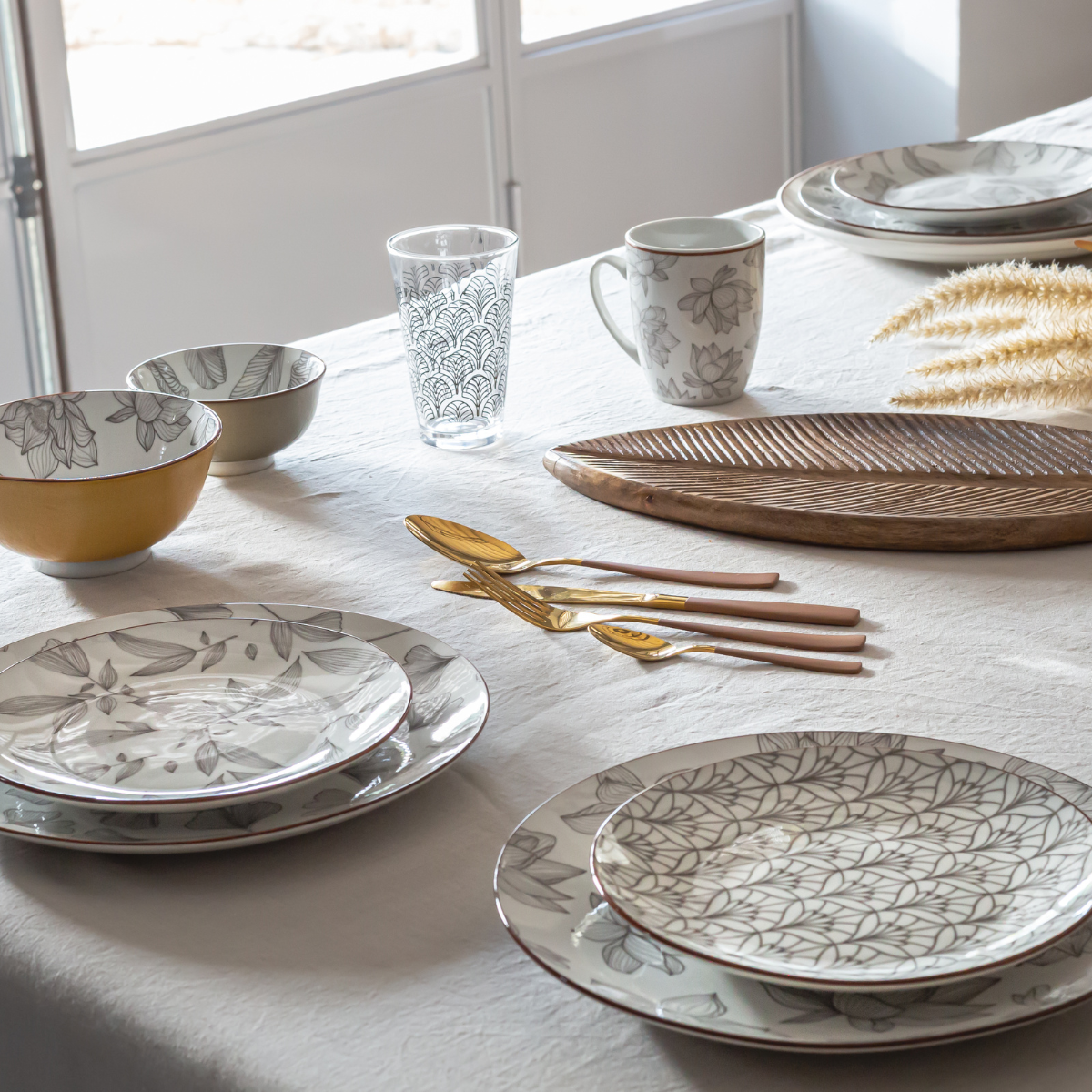 EC-SAS6ASPM Lot de 6 petites assiettes, SASEBO