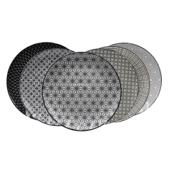 EC-6KOAS26 - Lot de 6 grandes assiettes, KOMAE EC-6KOAS26 - Lot de 6 grandes assiettes, KOMAE