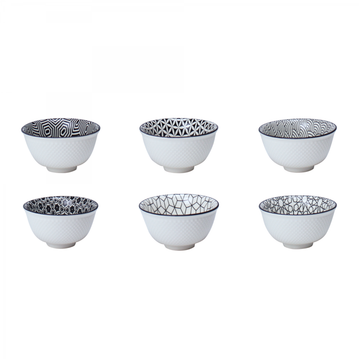 EC-6KIYOBOLPM Lot de 6 petits bols, KIYOSE