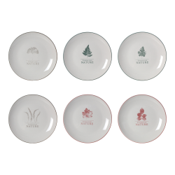 EC-SAS6ASPM Lot de 6 grandes assiettes, Hortus EC-SAS6ASPM Lot de 6 grandes assiettes, Hortus