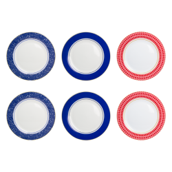 EC-CIRC6ASGM Lot de 6 grandes assiettes, CIRCUS EC-CIRC6ASGM Lot de 6 grandes assiettes, CIRCUS