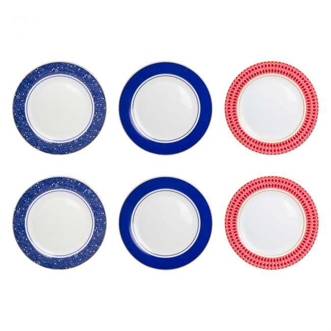 EC-CIRC6ASGM Lot de 6 grandes assiettes, CIRCUS EC-CIRC6ASGM Lot de 6 grandes assiettes, CIRCUS