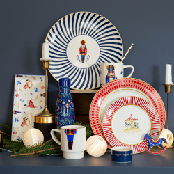 EC-CIRC6ASGM Lot de 6 grandes assiettes, CIRCUS EC-CIRC6ASGM Lot de 6 grandes assiettes, CIRCUS