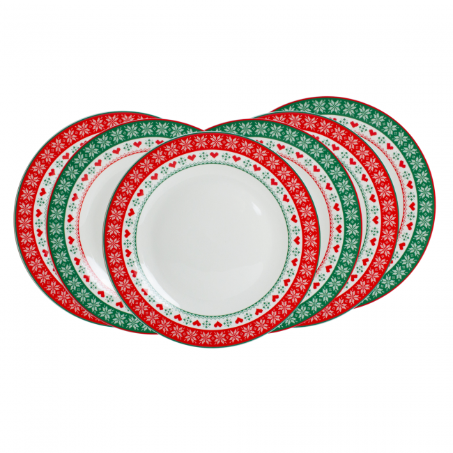 EC-GLAS6GM Lot de 6 grandes assiettes, Glögg EC-GLAS6GM Lot de 6 grandes assiettes, Glögg
