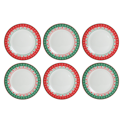 EC-GLAS6GM Lot de 6 grandes assiettes, Glögg EC-GLAS6GM Lot de 6 grandes assiettes, Glögg