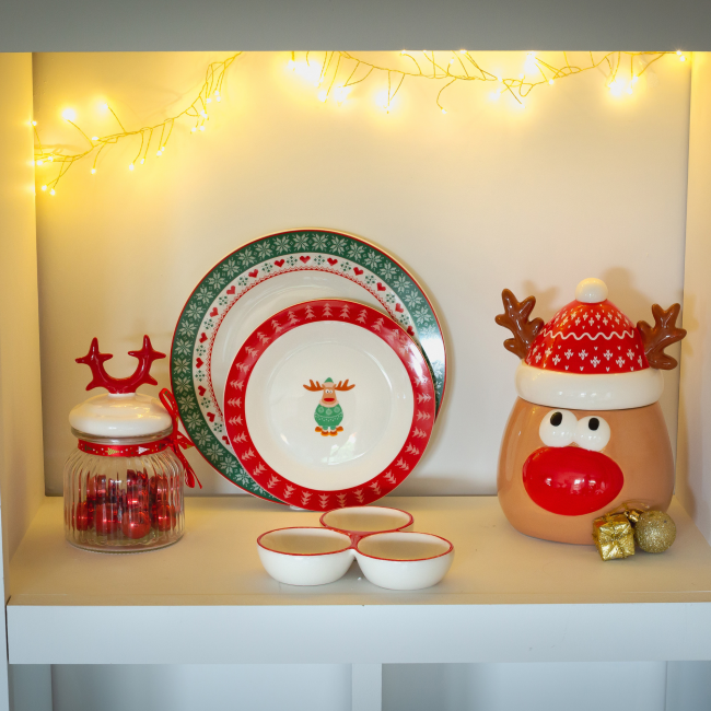 EC-GLA6SPM Lot de 6 assiettes à dessert, Glögg EC-GLA6SPM Lot de 6 assiettes à dessert, Glögg
