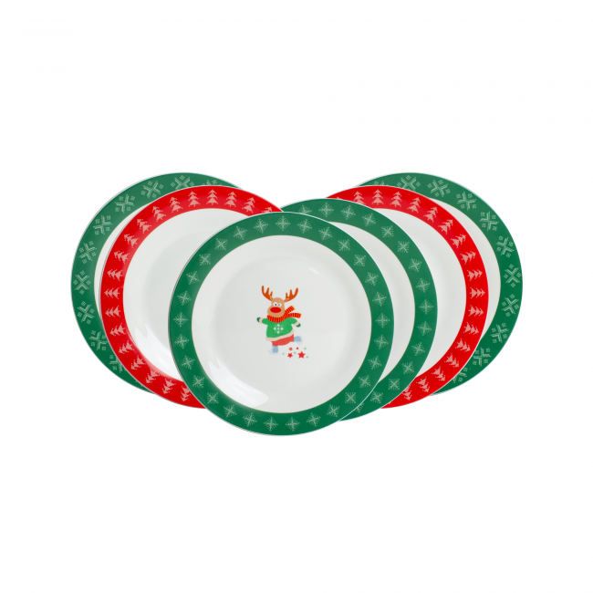 EC-GLA6SPM Lot de 6 assiettes à dessert, Glögg EC-GLA6SPM Lot de 6 assiettes à dessert, Glögg