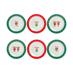 EC-GLA6SPM Lot de 6 assiettes à dessert, Glögg EC-GLA6SPM Lot de 6 assiettes à dessert, Glögg