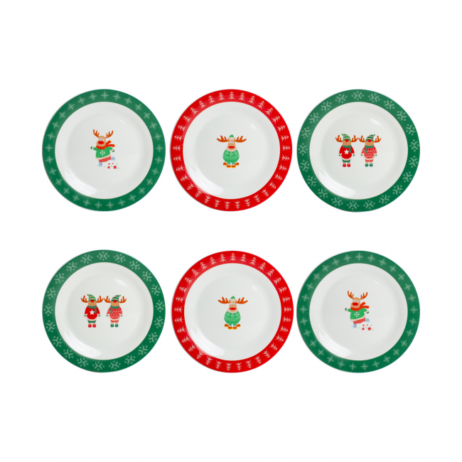 EC-GLA6SPM Lot de 6 assiettes à dessert, Glögg EC-GLA6SPM Lot de 6 assiettes à dessert, Glögg