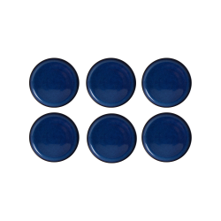 EC-BM6ASPM Lot de 6 petites assiettes à dessert, BLUE MOON EC-BM6ASPM Lot de 6 petites assiettes à dessert, BLUE MOON