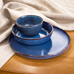 EC-BM6ASGM Lot de 6 grandes assiettes, BLUE MOON EC-BM6ASGM Lot de 6 grandes assiettes, BLUE MOON