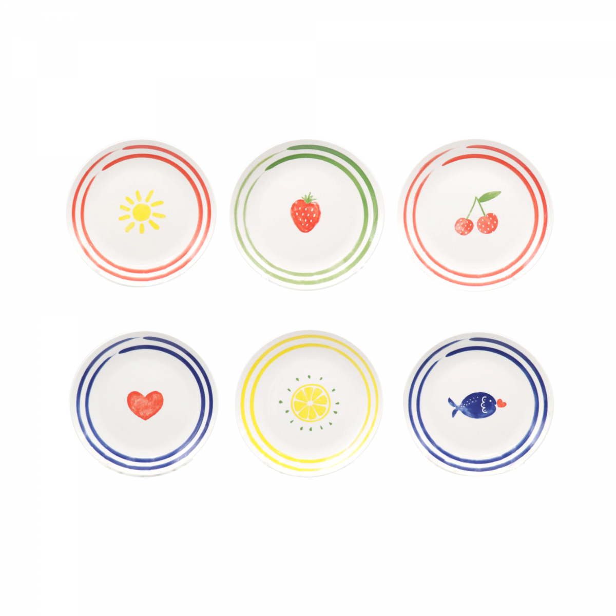 EC-LPCSERV18 Service d'assiettes et bols 18 pièces, LE PETIT CABANON