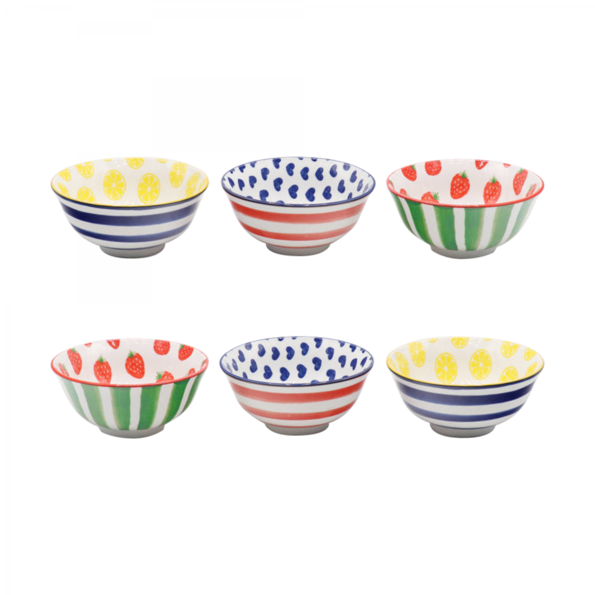 EC-LPCSERV18 Service d'assiettes et bols 18 pièces, LE PETIT CABANON