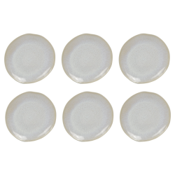 EC-NUB6ASGM Lot de 6 grandes assiettes, NUAGE EC-NUB6ASGM Lot de 6 grandes assiettes, NUAGE