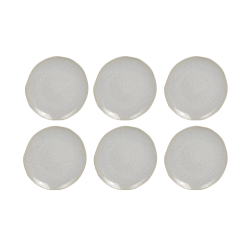 EC-NUB6ASPM Lot de 6 petites assiettes à dessert, NUAGE EC-NUB6ASPM Lot de 6 petites assiettes à dessert, NUAGE