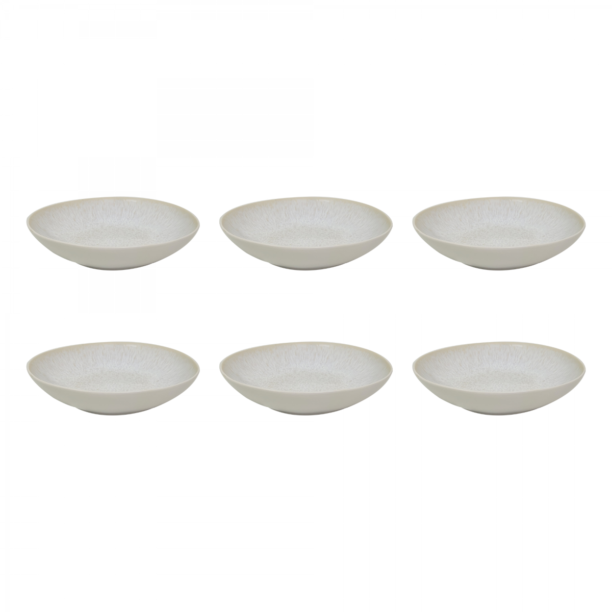 EC-NUB6ASCR Lot de 6 assiettes creuses, NUAGE