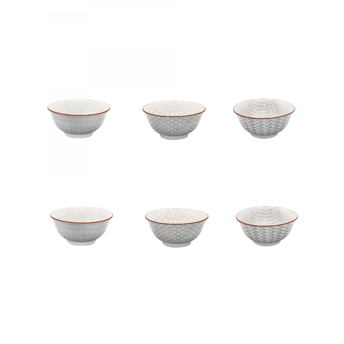 EC-SLO6BOL11 Lot de 6 petits bols, SLOW