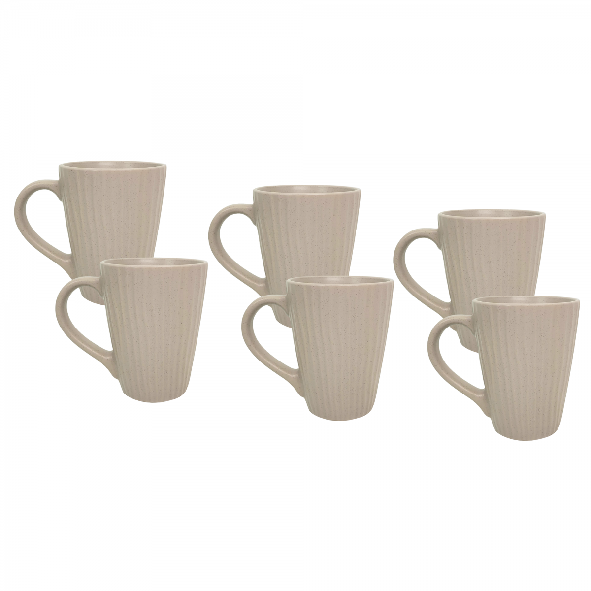 EC-SUG6MUG-2 Lot de 6 mugs sables, SUGAR