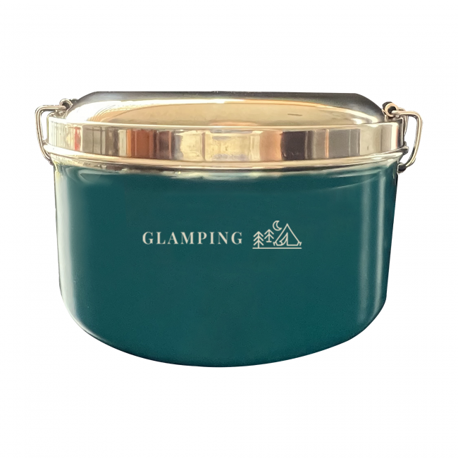 EC-GLADBBENT Double lunch box en inox, GLAMPING EC-GLADBBENT Double lunch box en inox, GLAMPING