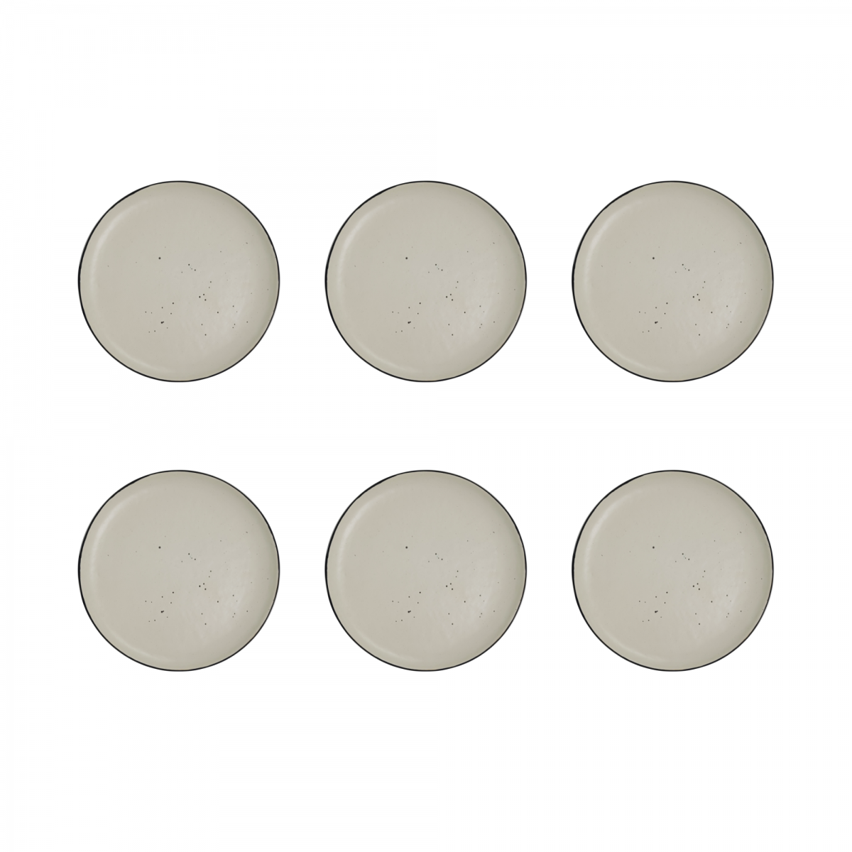 EC-JAP6ASPM Lot de 6 petites assiettes à dessert, JAPANDI