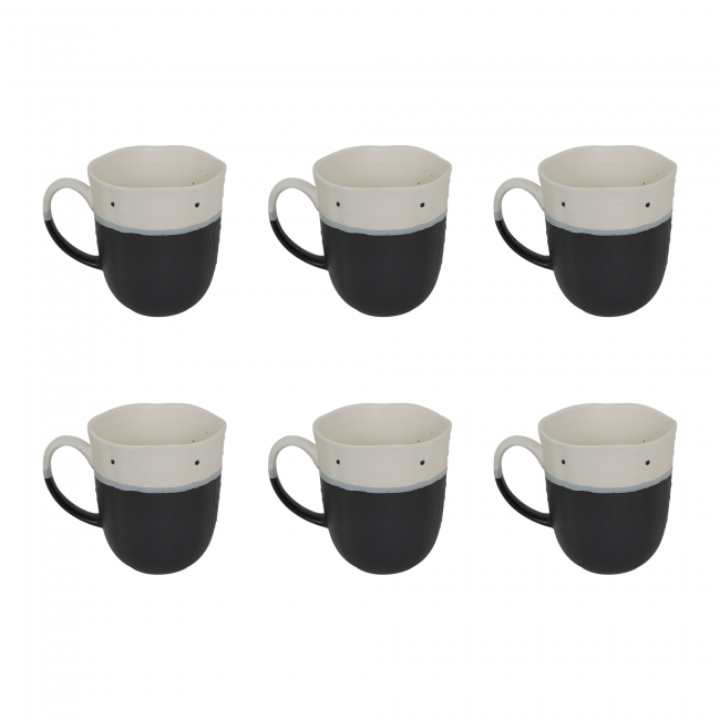 EC-JAP6MUG Lot de 6 mugs, JAPANDI EC-JAP6MUG Lot de 6 mugs, JAPANDI