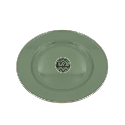 EC-GLA2AS Lot de 2 assiettes en émail, GLAMPING EC-GLA2AS Lot de 2 assiettes en émail, GLAMPING