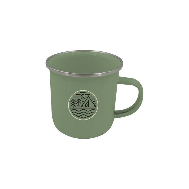 EC-GLA2MUG Lot de 2 mugs en émail, GLAMPING EC-GLA2MUG Lot de 2 mugs en émail, GLAMPING