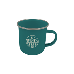 EC-GLA2MUG Lot de 2 mugs en émail, GLAMPING EC-GLA2MUG Lot de 2 mugs en émail, GLAMPING