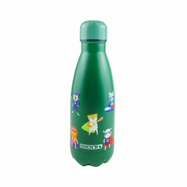 EC-HAPPYBOTTLE3 Bouteille isotherme enfant design Héros, HAPPY BOTTLE EC-HAPPYBOTTLE3 Bouteille isotherme enfant design Héros, HAPPY BOTTLE