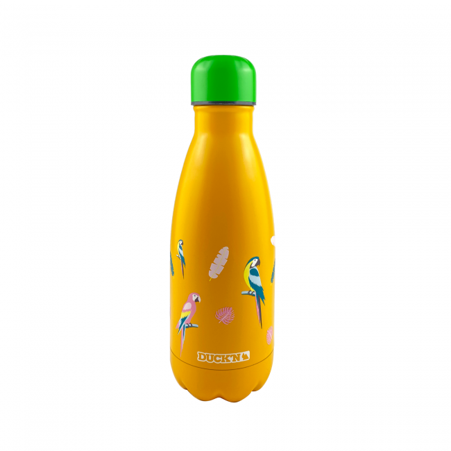 EC-HAPPYBOTTLE5 Bouteille isotherme enfant design Perroquets, HAPPY BOTTLE EC-HAPPYBOTTLE5 Bouteille isotherme enfant design Perroquets, HAPPY BOTTLE