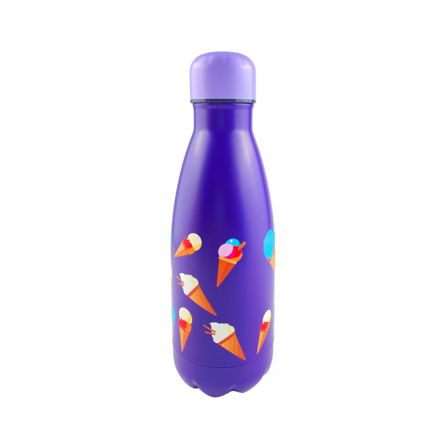 EC-HAPPYBOTTLE7 Bouteille isotherme enfant design Ice Cream, HAPPY BOTTLE EC-HAPPYBOTTLE7 Bouteille isotherme enfant design Ice Cream, HAPPY BOTTLE