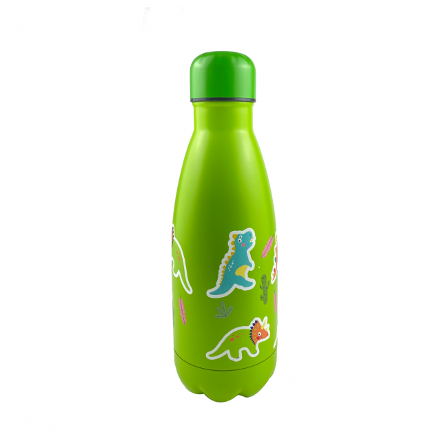 EC-HAPPYBOTTLE9 Bouteille isotherme enfant design Dinosaures, HAPPY BOTTLE EC-HAPPYBOTTLE9 Bouteille isotherme enfant design Dinosaures, HAPPY BOTTLE