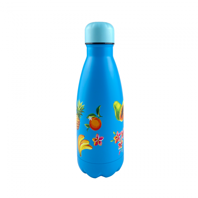 EC-HAPPYBOTTLE11 Bouteille isotherme enfant design Summer, HAPPY BOTTLE EC-HAPPYBOTTLE11 Bouteille isotherme enfant design Summer, HAPPY BOTTLE