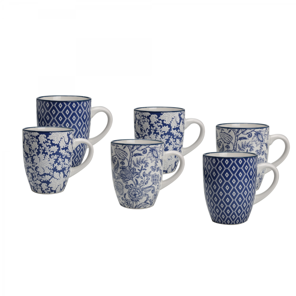 EC-MAJ6MUG Lot de 6 mugs, MAJORELLE